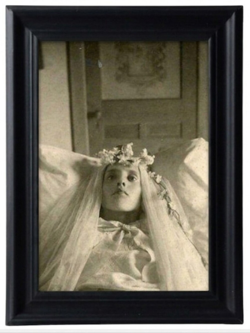 Vintage Post Mortem Girl Until Death Oddity Goth Dark Victorian era oddities